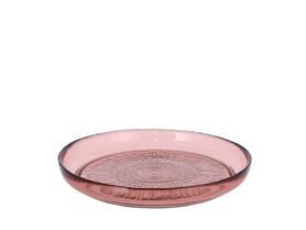 Bitz Skleněný dezertní talíř Kusintha 18 cm Pink