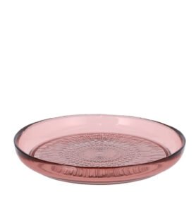 Bitz Skleněný dezertní talíř Kusintha 18 cm Pink