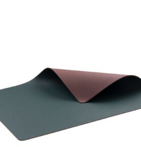 Bitz Oboustranné omyvatelné prostírání 46x33 (sada 4 ks) Pine Green/Dark brown