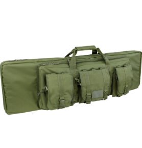 CONDOR OUTDOOR taška na pušku 105 cm se 3 kapsami a popruhy ZELENÁ