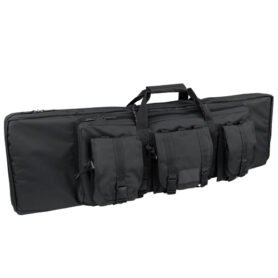 CONDOR OUTDOOR taška na pušku 105 cm se 3 kapsami a popruhy ČERNÁ