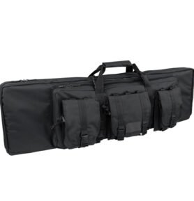CONDOR OUTDOOR taška na pušku 105 cm se 3 kapsami a popruhy ČERNÁ