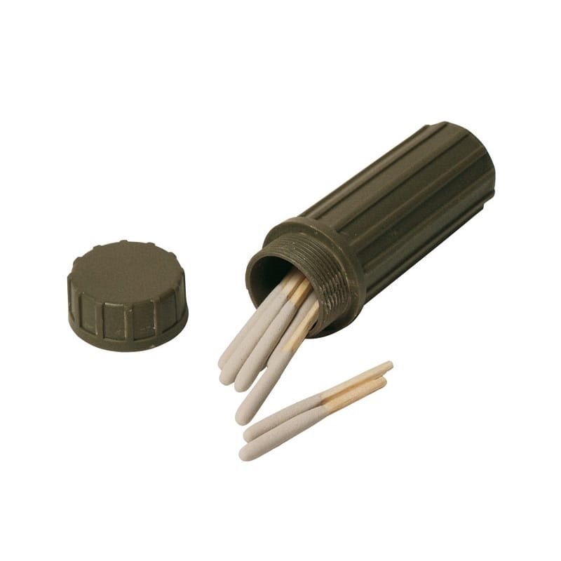 MIL-TEC krabička US na zápalky s křesadlem ZELENÁ