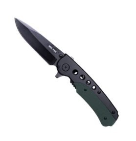 MIL-TEC nůž zavírací s klipsnou ČERNO ZELENÝ