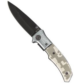 MIL-TEC nůž zavírací ČERNÉ ostří ACU DIGITAL