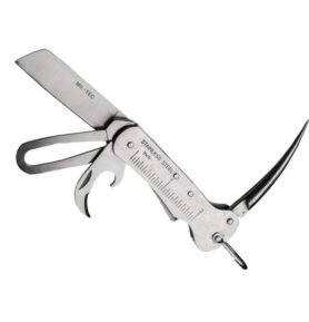 MIL-TEC nůž zavírací NÁMOŘNICKÝ vícefunkční STŘÍBRNÝ