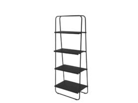 Zone Denmark Kovová stojací police A-Bookshelf Black
