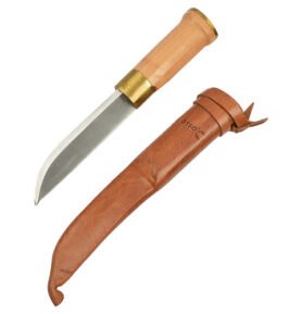 MIL-TEC nůž FINSKÝ malý 24 cm s koženým pouzdrem