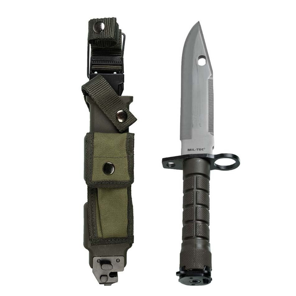 MIL-TEC bajonet US M9 s pouzdrem ZELENÝ