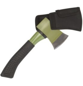MIL-TEC sekera SURVIVAL celokov s nylon.pouzdrem ZELENÁ