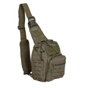 Gurkha Tactical batoh LC-B55 LASER MOLLE malý přes jedno rameno ZELENÝ