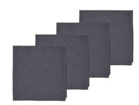 Södahl Kuchyňské ubrousky Tiles Damask Ash (sada 4 ks)