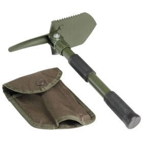 MIL-TEC lopatka MINI skládací s kopáčkem v pouzdru ZELENÁ