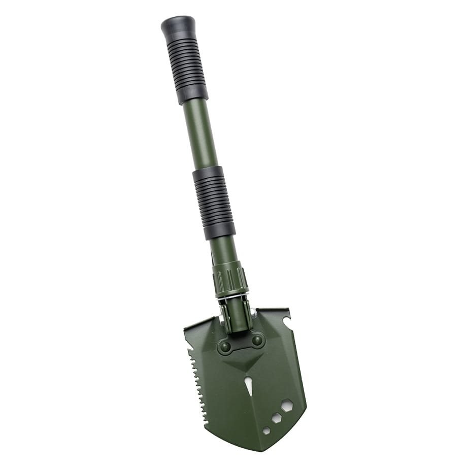 MIL-TEC rýček MINI multifunkční skládací s kopáčkem v pouzdru ZELENÝ