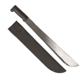 MIL-TEC mačeta s pilou 45 cm nylon pouzdro ČERNÉ