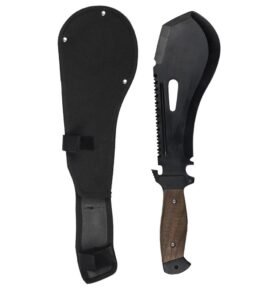 MIL-TEC mačeta BOLO SURVIVAL s pilou a nástroji ČERNÁ