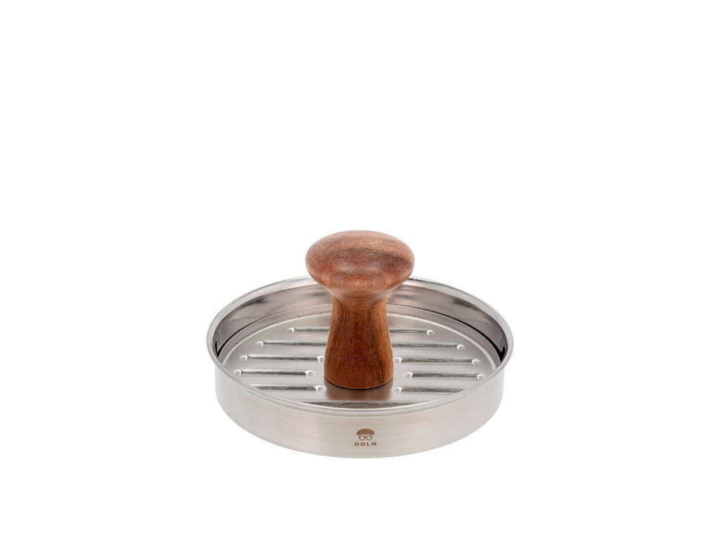 Holm Lis na hamburger 13x6cm Ocel/Akáciové dřevo