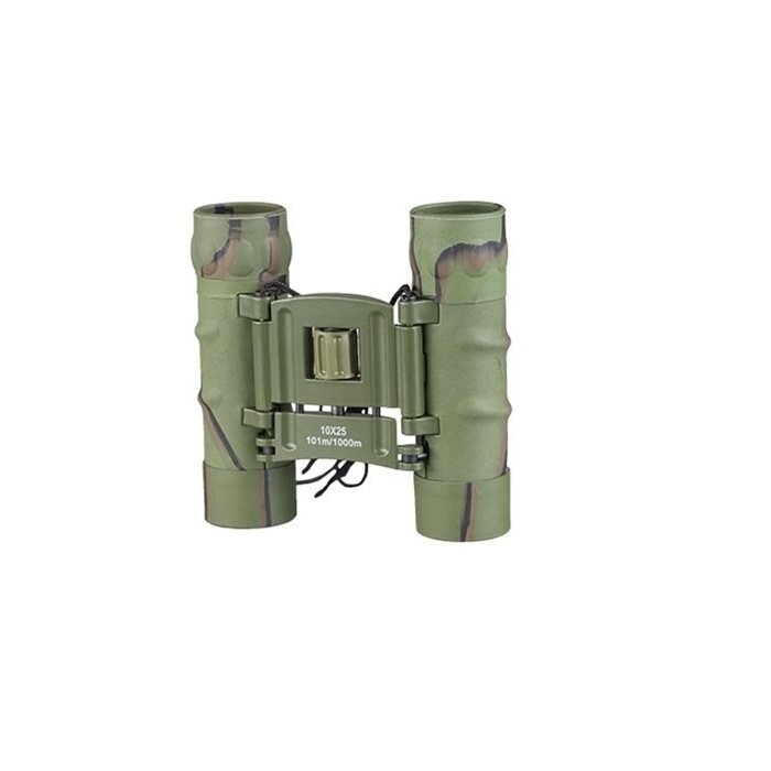 MIL-TEC dalekohled 10x25 GEN II pogumovaný s pouzdrem maskovaný