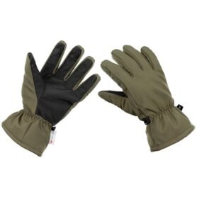 Rukavice prstové zimní SOFTSHELL 3M™ Thinsulate™ ZELENÉ vel. XXL