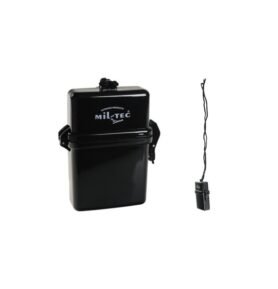 MIL-TEC krabička vodotěsná na krk 25x70x110 mm ČERNÁ