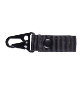 MIL-TEC popruh / klíčenka s tak. karabinou 7cm ČERNÁ