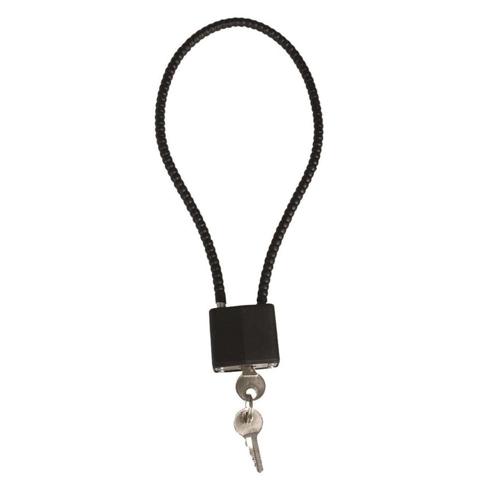 MIL-TEC zámek s ocelovým lankem 380 mm