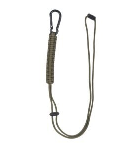 MIL-TEC provázek PARACORD s karabinou ZELENÝ