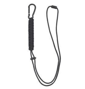MIL-TEC provázek PARACORD s karabinou ČERNÝ