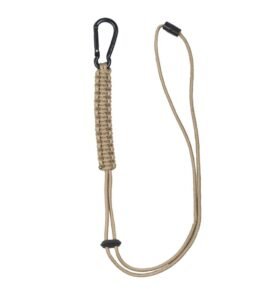 MIL-TEC provázek PARACORD s karabinou COYOTE