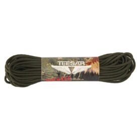 TEESAR šňůra US padáková ø 3 mm / 16 m / 50 feet ZELENÁ