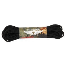 TEESAR šňůra US padáková ø 3 mm / 16 m / 50 feet ČERNÁ