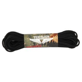 TEESAR šňůra US padáková ø 3 mm / 30 m / 100 feet ČERNÁ