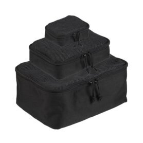 MIL-TEC set 3ks pouzder se síťkou MESH ČERNÉ