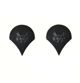 ROTHCO odznak hodnosti SUBDUED SPEC-4 ČERNÝ