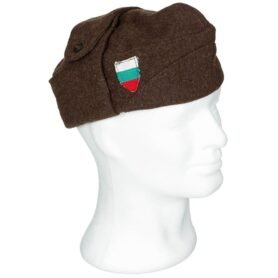 Čepice bulharská zimní vlněná HNĚDÁ vel. 57