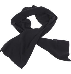 Pro Company šála fleece 160x25 cm ČERNÁ