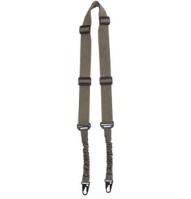 MIL-TEC popruh taktický zbraňový 2-bodový BUNGEE ZELENÝ