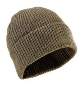 Čepice zimní pletená CLASSIC MERINO vlna OLIVE DRAB