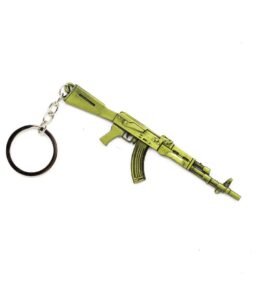 Albainox přívěšek na klíče puška AK MOSAZNÝ