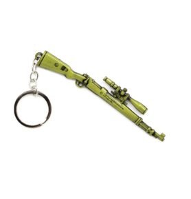 Albainox přívěšek na klíče puška KAR98K s puškohledem MĚDĚNÝ