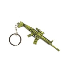 Albainox přívěšek na klíče puška SCAR L MOSAZNÝ