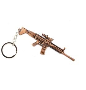 Albainox přívěšek na klíče puška SCAR L MĚDĚNÝ
