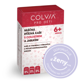 COLVIA Mléčná rýžová kaše s colostrem a jablkem