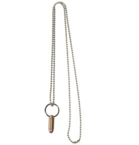 MIL-TEC přívěšek na krk malá PATRONA ráže 9mm