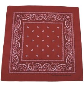 MFH šátek BANDANA 55x55 cm VÍNOVÁ/ČERNÁ