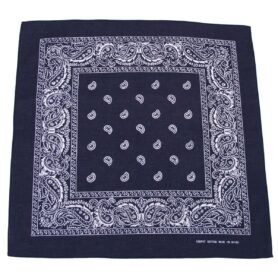 MFH šátek BANDANA 55x55 cm TMAVĚ MODRÁ/BÍLÁ