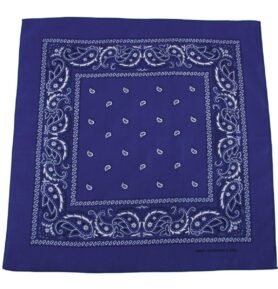 MFH šátek BANDANA 55x55 cm MODRÁ/BÍLÁ