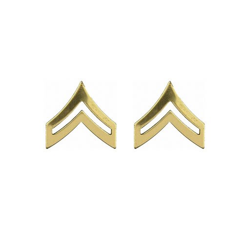 ROTHCO odznak hodnosti CORPORAL POLISHED ZLATÝ