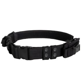 ROTHCO opasek taktický 5cm se sumkami na pistolové zásobníky ČERNÝ