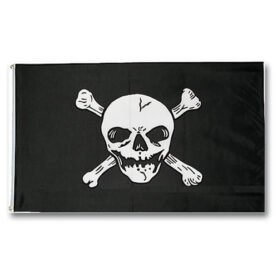 MIL-TEC vlajka PIRÁT (JOLLY ROGER)